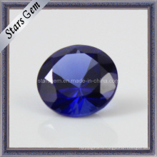 Синтетический 34 # Blue Sapphire для ювелирных изделий